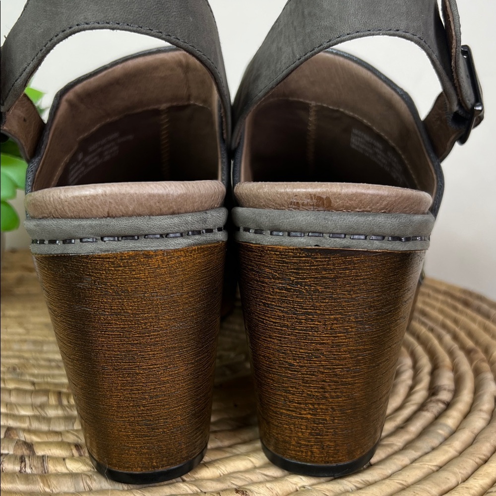 Dansko Della Heeled Leather Clog Slingback 40 - Picture 4 of 11